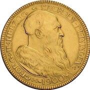 5 Mark - George II Gold pattern strike obverse image