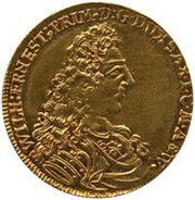 1 Ducat - William Ernest Duke William Ernest’s Birthday and his Pious Foundations obverse image