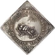 2 Thalers - John Adolphus I Birth of Prince Adolph, Germany, 1685 reverse image