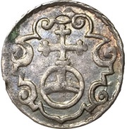 1 Dreier - Christian II, John George I and August, Germany, 1592-1599 reverse image