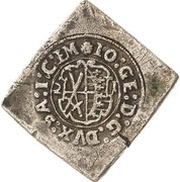 3 Kreuzers - John George I Klippe obverse image