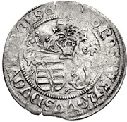 1 Zinsgroschen - Frederick III, with John and Albert Leipzig, Germany, 1496 reverse image