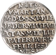 1 Groschen - John George I Death, Germany, 1656 reverse image