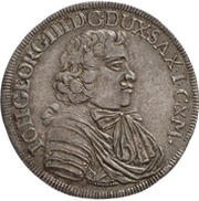 ⅓ Thaler - John George III obverse image