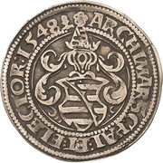 ½ Thaler - Moritz, Germany, 1547-1553 reverse image