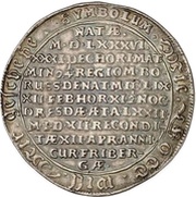 1 Thaler - John George II Death, Germany, 1659 reverse image