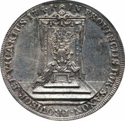 1 Thaler - Frederick August II Vicariat Issue, Germany, 1741 reverse image