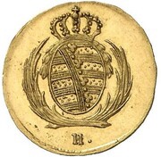 1⁄48 Thaler - Frederick August I Gold Pattern obverse image