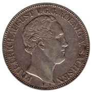 1 Thaler - Frederick August II obverse image