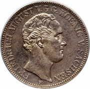 1 Thaler - Frederick August II obverse image