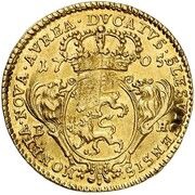 1 Ducat - Charles Frederick, Germany, 1705 reverse image