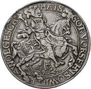 2 Thalers - Adolphus XIII, Germany, 1593 reverse image