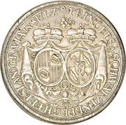 1 Thaler - Ferdinand William Eusebius and Maria Anna Vienna, Germany, 1696 reverse image