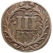 3 Pfennig reverse image
