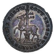 1 Groschen - Christof Frederick and Jost Christian, Germany, 1709-1738 reverse image