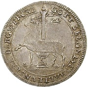 ⅙ Thaler - Frederick Botho and Charles Louis, Germany, 1766 reverse image