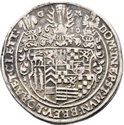 1 Thaler - John, Germany, 1609-1611 reverse image