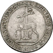 1 Thaler - Frederick Botho and Charles Louis, Germany, 1764 reverse image