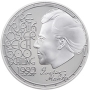 500 Schilling Gustav Mahler obverse image