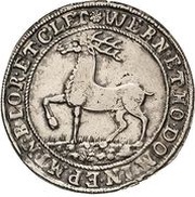 8 Gute Groschen - Henry Ernest I, Germany, 1671-1672 reverse image