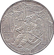 500 Schilling Alpine foothills, Austria, 1995 reverse image