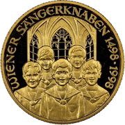 500 Schilling Vienna Boys' Choir reverse image