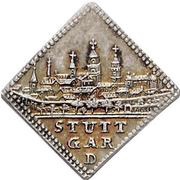 ½ Ducat Klippe; Silver pattern strike; Neue Jahr obverse image