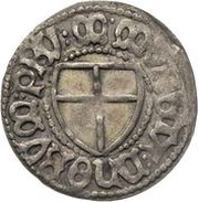 1 Schilling - Martin Truchsess of Wetzhausen of Dachsbach, Germany, 1477-1489 reverse image