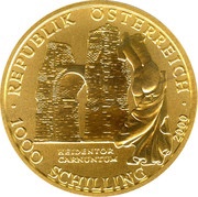 1000 Schilling Heidentor Carnuntum obverse image