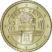 50 Euro Cents 2nd map obverse image