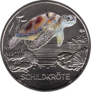 3 Euros Turtle reverse image