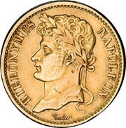 20 Franken - Jérôme Bonaparte obverse image