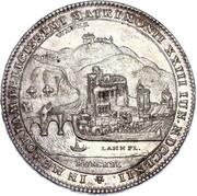 1 Thaler - Christian Louis Wedding of Count Christian Louis and Charlotte Sophie, Germany, 1762 reverse image