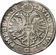 1 Thaler, Germany, 1582-1591 reverse image