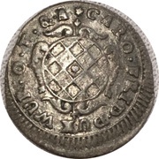 1 Kreuzer - Charles Frederick, Germany, 1742 reverse image
