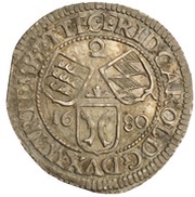 2 Kreuzers - Frederick Charles obverse image