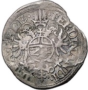 2½ Kreuzer - Christoph, Germany, 1560 reverse image