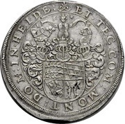 1 Thaler - Eberhard III, Germany, 1645 reverse image