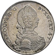 1 Thaler - Charles Eugen obverse image