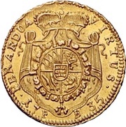 ¼ Carolin - Charles Alexander, Germany, 1735-1736 reverse image