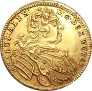 ½ Carolin - Charles Alexander obverse image