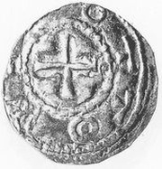 Denier au nom d'Otton III, Germany, 983-996 reverse image