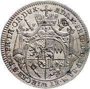 3 Kreuzers - Adam Frederick of Seinsheim Death obverse image