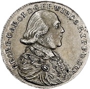 20 Kreuzers - George Charles of Fechenbach Konventionskreuzer obverse image