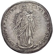 1 Thaler - John Hartmann of Rosenbach, Germany, 1673-1675 reverse image