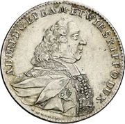 1 Thaler - Adam Frederick of Seinsheim Konventionstaler obverse image