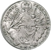 1 Thaler - Adam Frederick of Seinsheim, Germany, 1773-1779 reverse image