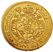 1 Goldgulden - John Gottfried of Aschhausen Neujahrs-Goldgulden obverse image