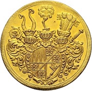 5 Ducats - John Philip of Greiffenclau of Vollraths, Germany, 1702 reverse image