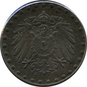10 Pfennig - Wilhelm II type 2 - small shield; beaded border obverse image